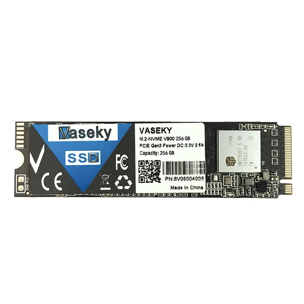 

Vaseky SSD Solid State Drive for Desktop Notebook Standrad M.2 NVME(PCIE) Micrometer MCL Grain Gen3 500GB 256GB