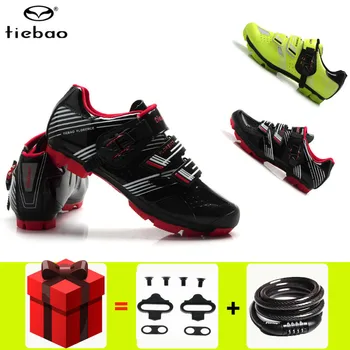 

Tiebao sapatilha ciclismo mtb cycling shoes men sneakers women mountain bike self-locking breathable SPD bicycle pedals shoes