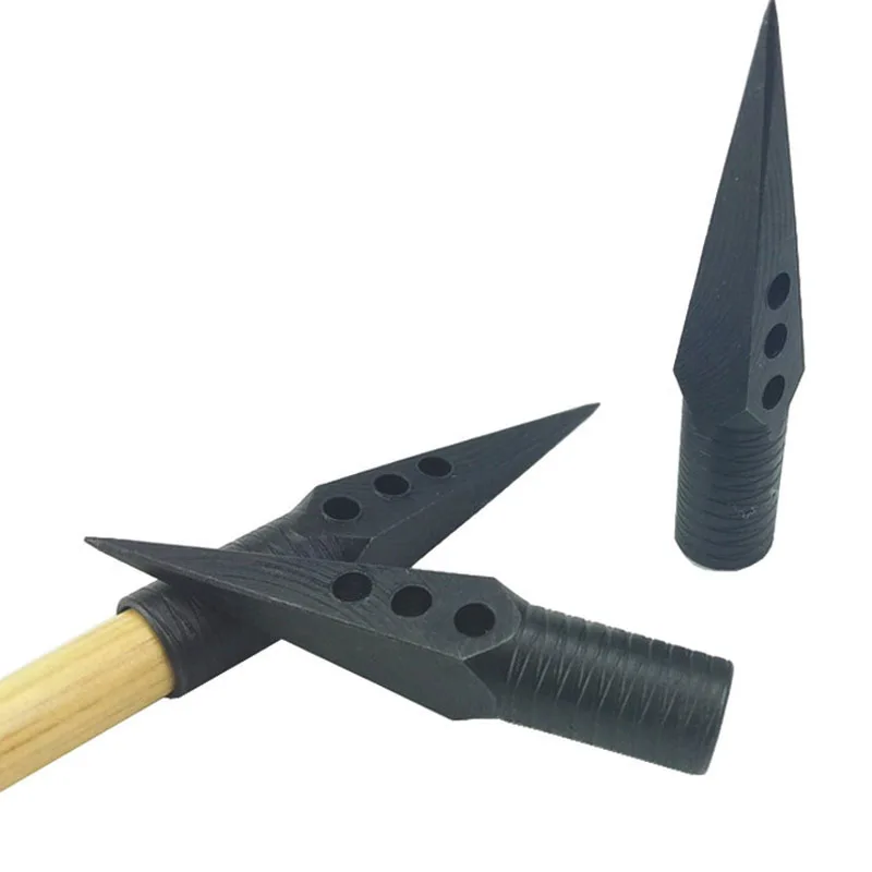 18pcs Arrowhead 170grain Broadheads Traditional pontas de flecha Hunting Archery Bow Arrow Tips 8mm Point arcos caza | Спорт и
