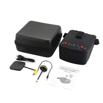 

RC Goggle LS-800D 5.8G 5in 40CH FPV Goggles Headset Receiver Monitor with HD DVR Dual Antenna Auto-searching for RC Racing Drone