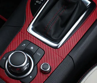 Наклейка на панель шестерни из углеродного волокна для Mazda Axela 2014 2015 крышка