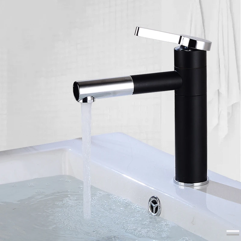  New-Kitchen Faucet Bathroom Basin Faucet Single Handle Single Hole Mixer Tap Deck Mounted Hot and C - 4000347862040