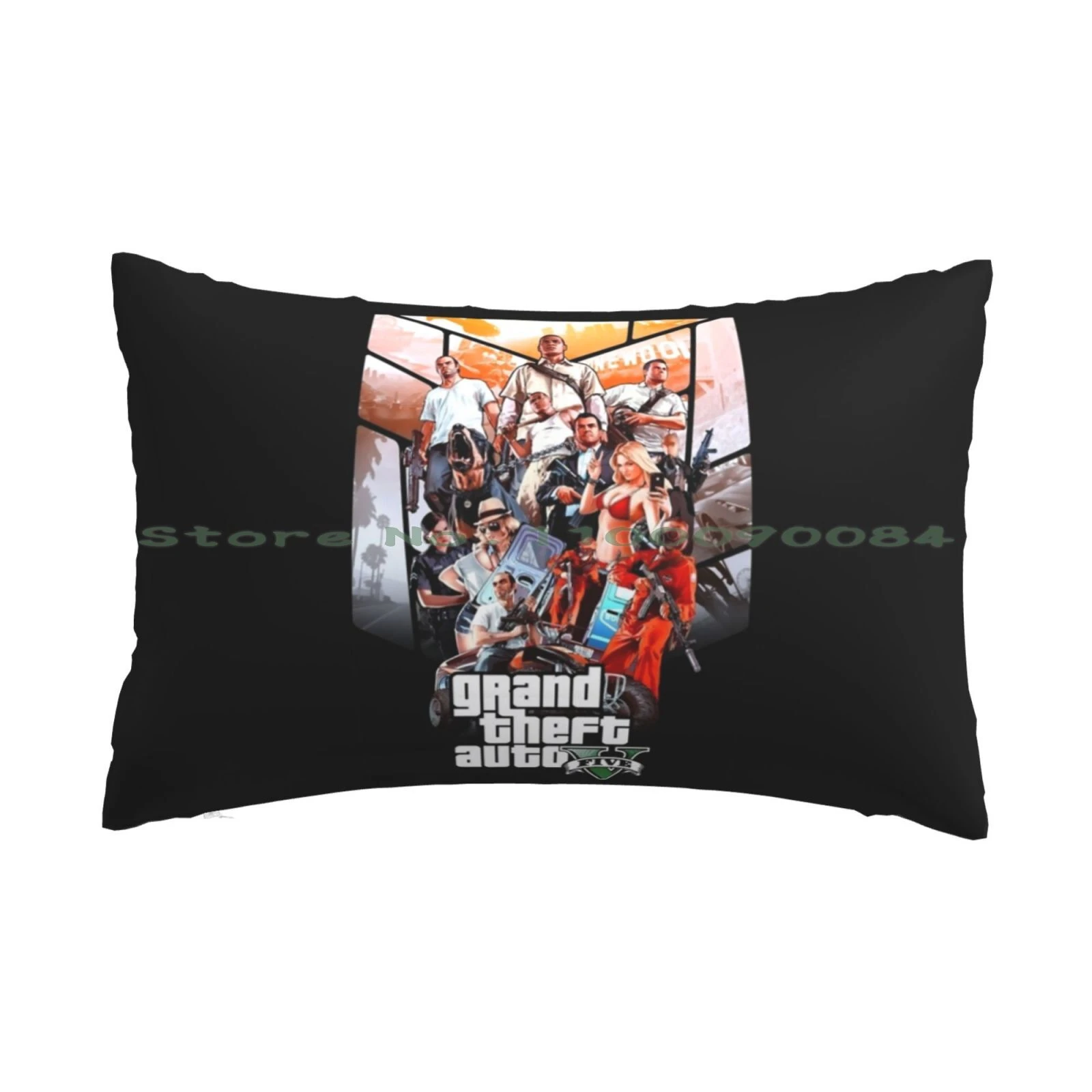 V Trevor Philips – Grand Theft Auto 5 – V Logo Pillow Case 20x30 50*75 Sofa  Bedroom Zx Spectrum Retro Pixel Game Computer Video - Pillow Case -  AliExpress