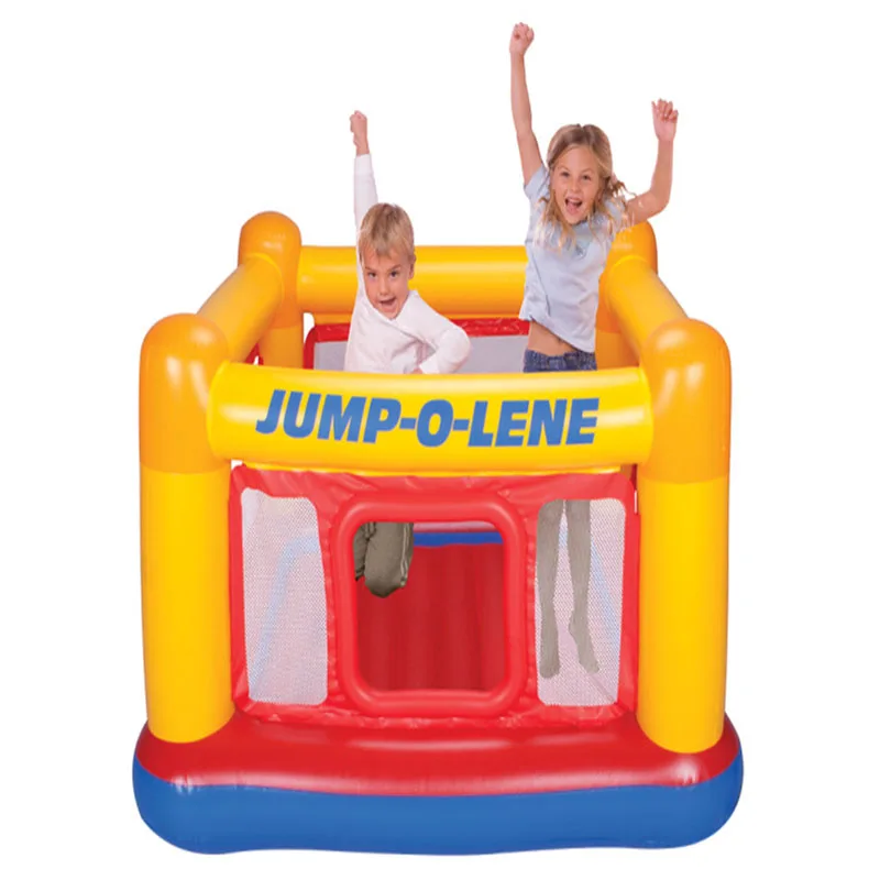 

Children's Inflatable Trampoline PVC Environmental Protection Baby's Mobile Park Child's Present 175×175×135CM Load Bearing 54KG