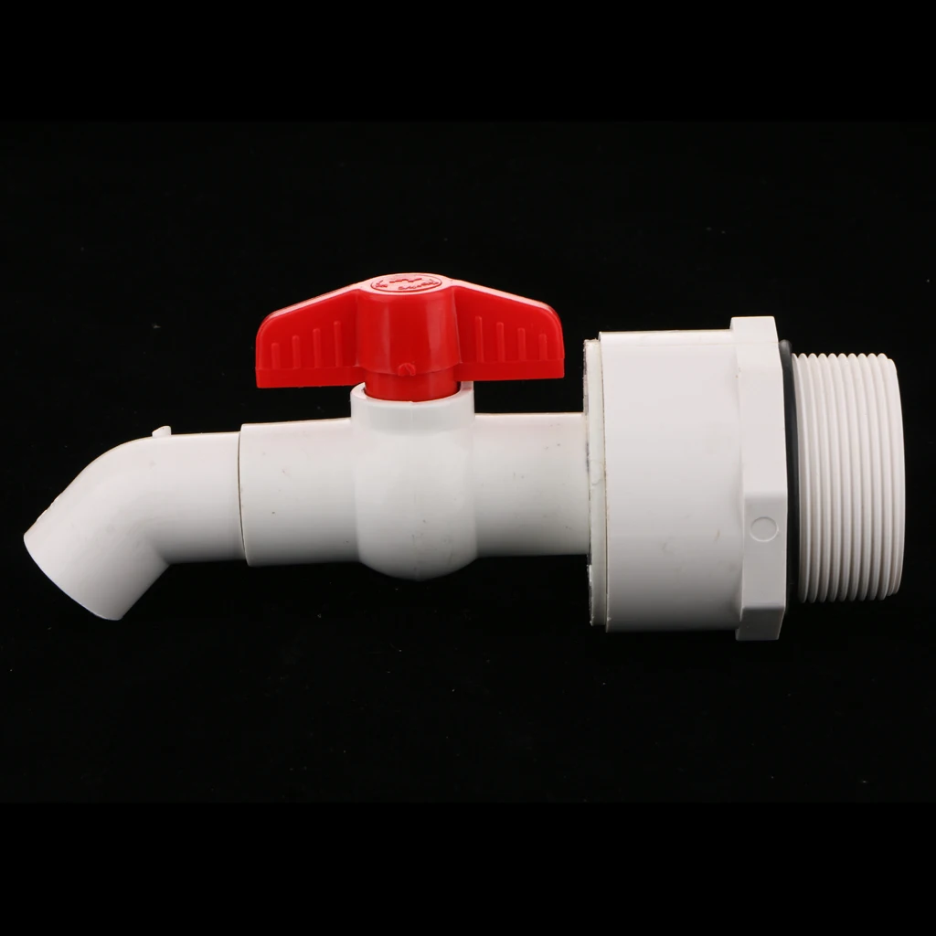 Plastic Drum Spigot with Gasket for Barrel Containers 2 inch Connection