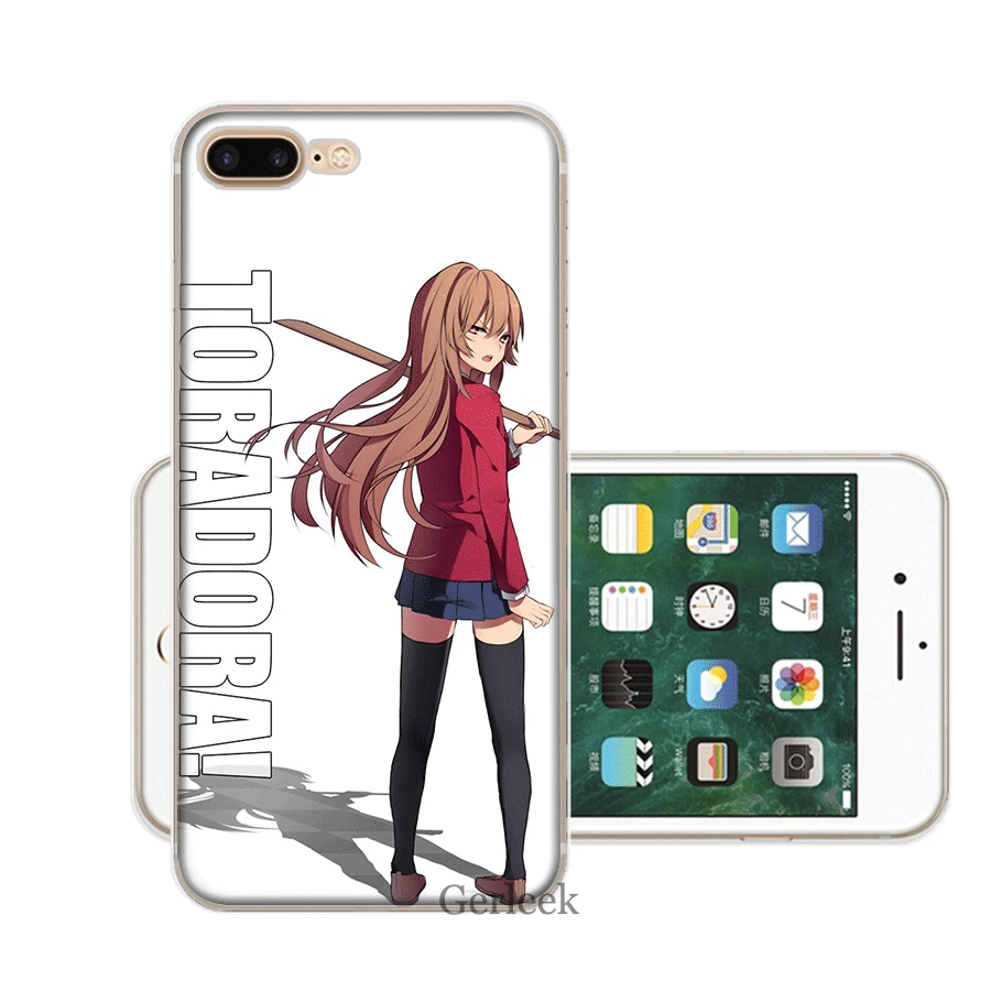 Чехол для мобильного телефона iPhone 11 Pro 6 6s 7 8 P Lus iPhone XR X XS Max 5 5S SE Shell Toradora жесткий чехол - Цвет: H10