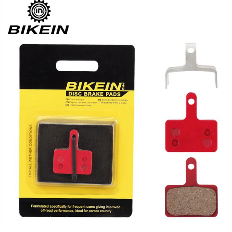 2 пары BIKEIN велосипедные Керамические дисковые Тормозные колодки для M395/M375/M355 красные тормозные колодки для снижения шума