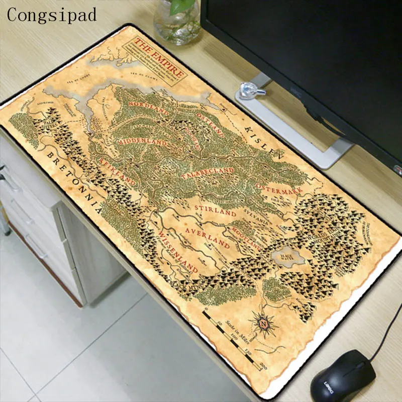 World Map Large Gaming Mouse Pad Lockedge Mouse Mat For Laptop Computer Keyboard Pad Desk Pad For D