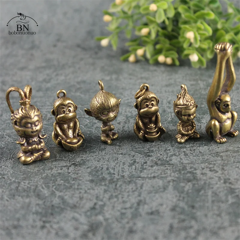 銅製置物 天干戦士  猿 極細工 工芸品 美術品 手彫り インテリア置物 銅製置物 天干戦士 猿 極細工 工芸品 美術品 手彫り インテリア置物