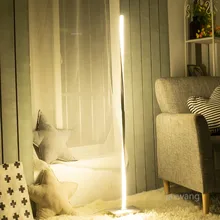 Современный светодиодный светильник-торшер с затемнением, стоячий светильник, Устойчивая база для спальни, офиса, лампы для чтения, светодиодный напольный светильник