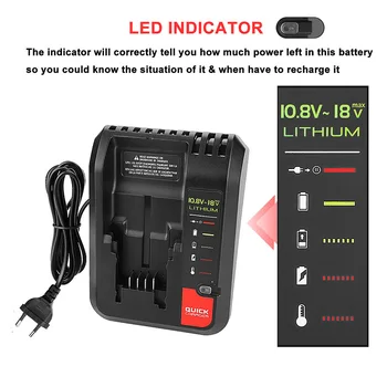 

Replacement Battery Charger 10.8V-20V Li-ion Battery LB20 LBXR20 PCC692L For Black Decker For Porter-cable For Stanley