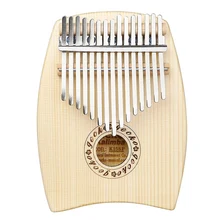 ELOS-Mbira Kalimba ель дерево 15 ключей большой палец Пианино музыкальный инструмент с Сумка для молотка перчатки