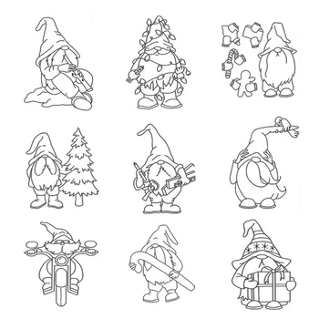 

JC Clear Rubber Stamps Scrapbooking Old Man Sheet Silicone Seals Craft Stencil Album Stamps Paper Card Make Template Decoration