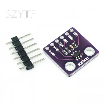 

MCP3421 I2C SOT23-6 delta-sigma ADC Evaluation Module Board For PICkit Serial Analyzer Module