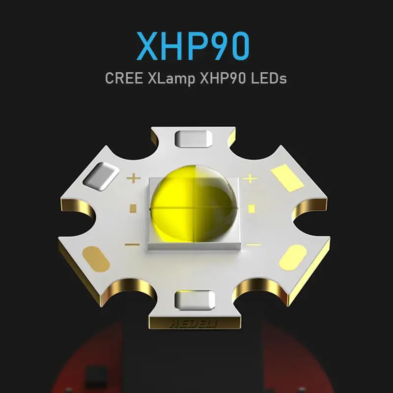 Люменов xhp90 самый мощный светодиодный светильник-вспышка перезаряжаемый через usb фонарь xhp50 xhp70 ручная лампа 26650 18650 батарея светильник-вспышка