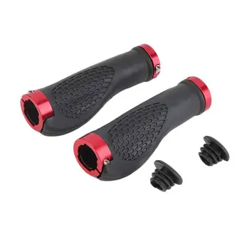 

Durable Anti-Slip Ergonomic Bicycle Handlebar Grips Rubber Mountain Bike Handle Bar Cycling Lock-On Ends Handlebar
