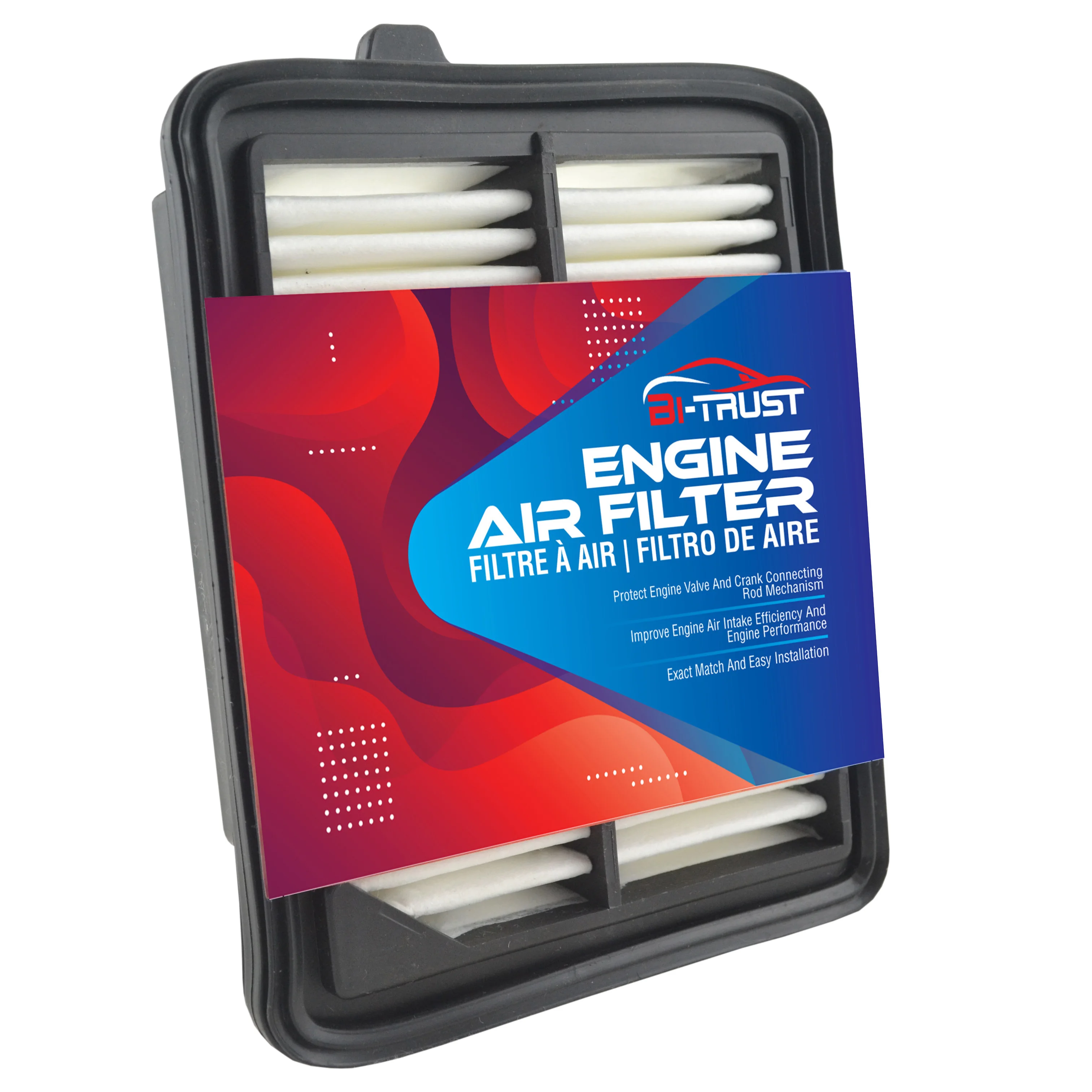 HPS Performance Air Filter Honda Accord 2.0L Turbo (2018-2022) Drop-In - Foto 3