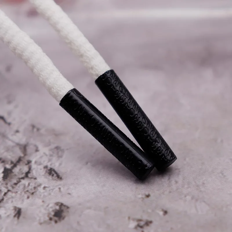 Weiou Lace Tips 24*5MM Shoelace Accessory String Aglets Sporting Canvas  Boots Rope's Heads Hoodie Cordones Metal Ends Wholesale