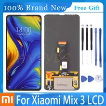 

6.39" New Super AMOLED For Xiaomi Mix 3 LCD Display Screen Touch Digitizer mix 3 Assembly For MI MIX 3 lcd Replacement Parts