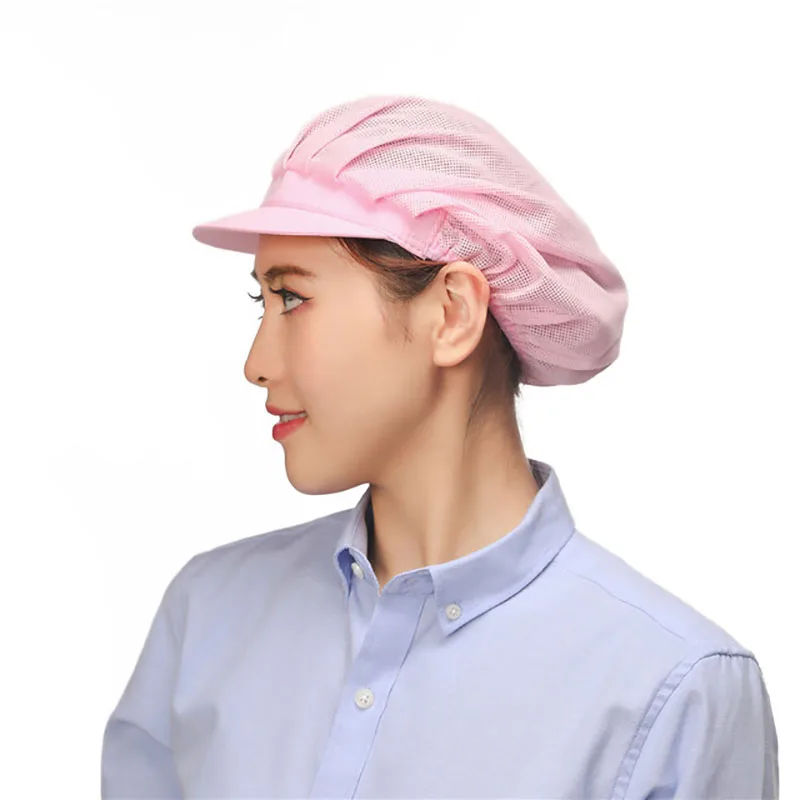 baggy beanie New Elastic Kitchen Work Hat Men Women Uniform Chef Hat Restaurants Accessories Dustproof Cooking Cap Breathable Hotel Cook Cap mens skully beanie