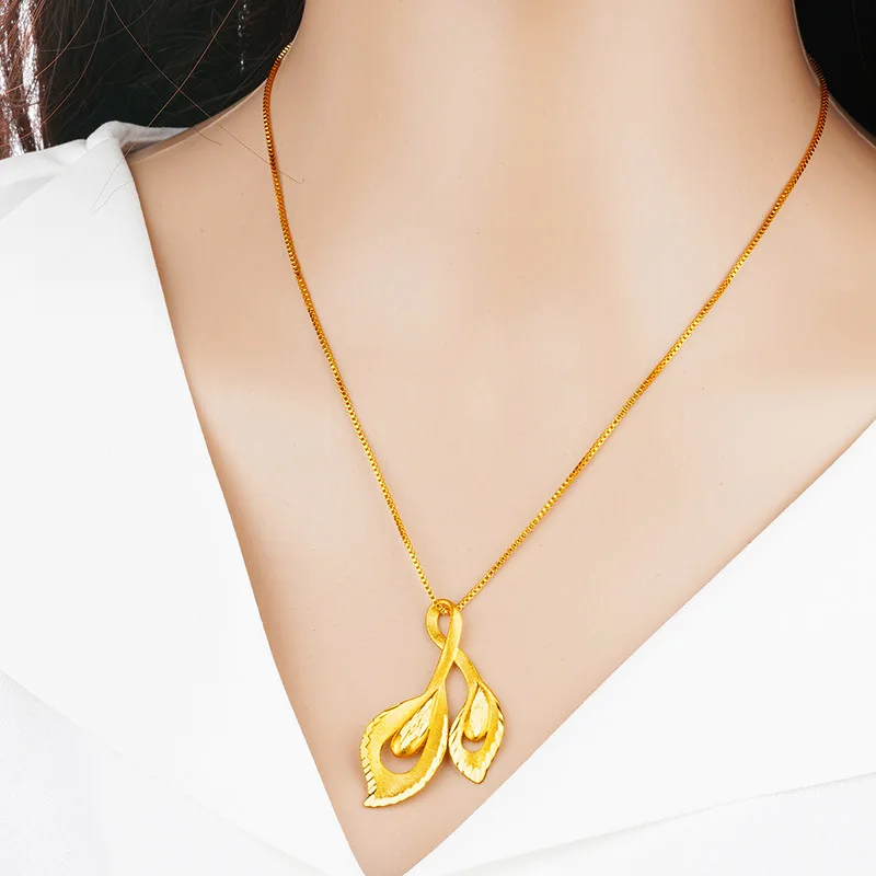 

wholesale Indian 24K Gold Choker necklaces for women chains Accessories 30 style Butterfly necklace wedding jewelry friends gift