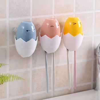 

Toothbrush Holder For Child Cartoon Lovely Tooth Brush Holder Rack Bathroom Accessories Set Wall Mount Rack Storage Rack