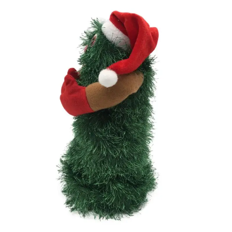 Рождественская елка танцующий Санта скрученный хип Twerking Поющий музыкальный Рождественская елка Клаус Автоматическая скалолазание электронная плюшевая игрушка