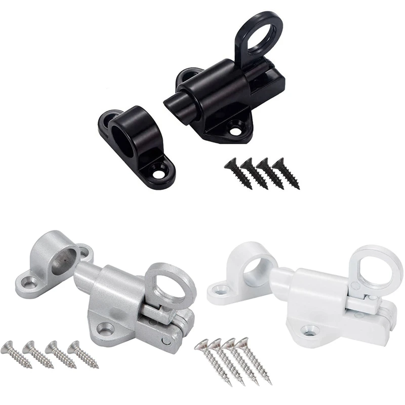 Aluminum Alloy Security Automatic Window Gate Lock Spring Bounce Door Bolt Latch Promotion | Строительство и ремонт