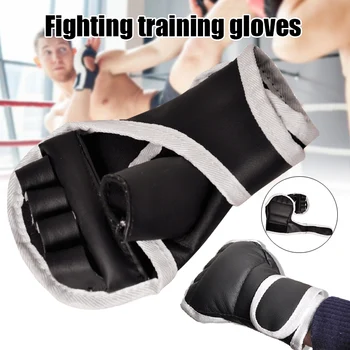 

New Padded Boxing Gloves Half Finger Training Cover for Sandbags Kickboxing Sanda Freestyle Grappling LMH66