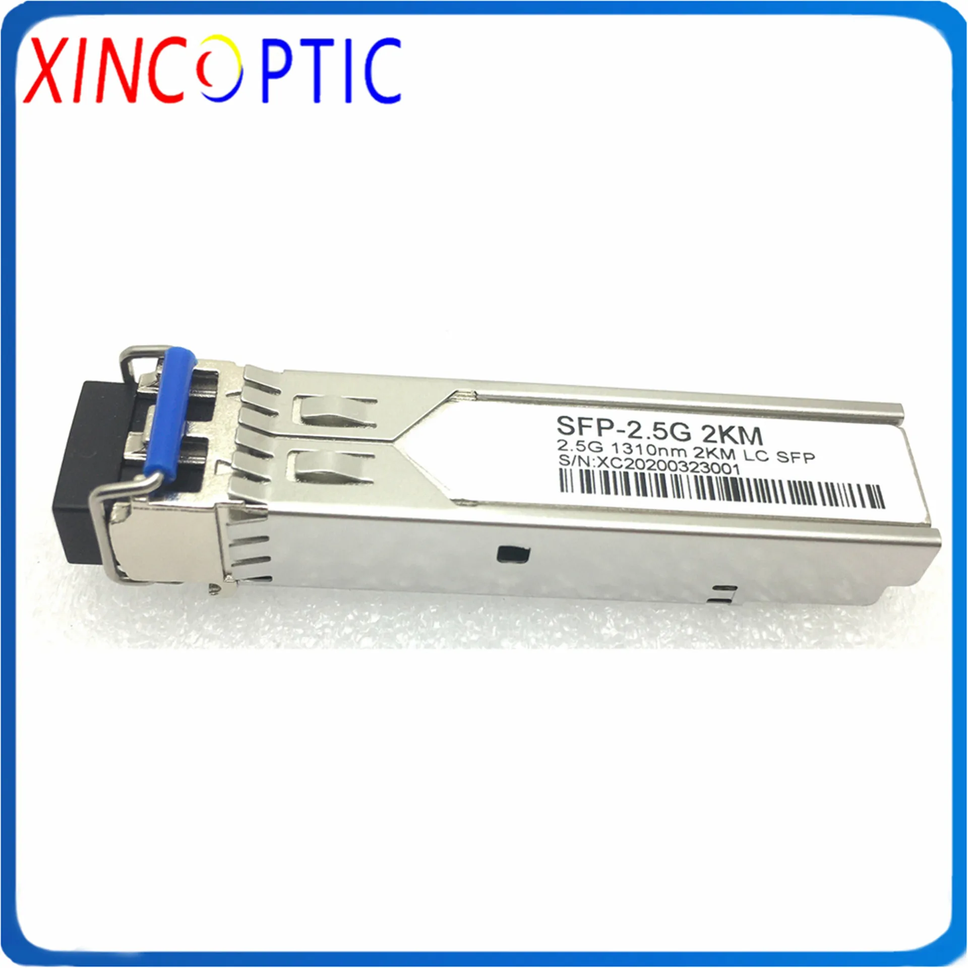 

2.488Gbps 1310nm 2KM LC Connector SFP Industrial Type Optical Transceiver,2.5G Dual Fiber DDM Fibre Module -40C - +85C
