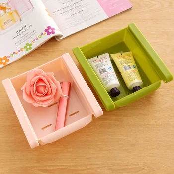 

Pull Type Refrigerator Freshness Storage Box Kitchen Tic Compartmental Glove Box Storage Rack Multi-Purpose Storage Rack