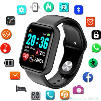 

New Square Smart Band Men Women Smartband For Android IOS Wristband Smart Bracelet Fitness Tracker Smart Wrist Band Smart-band