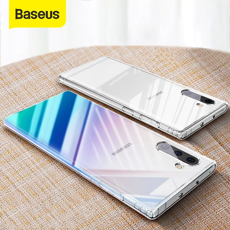Ударопрочный чехол Baseus для Samsung Galaxy Note 10 Pro мягкий силиконовый прозрачный