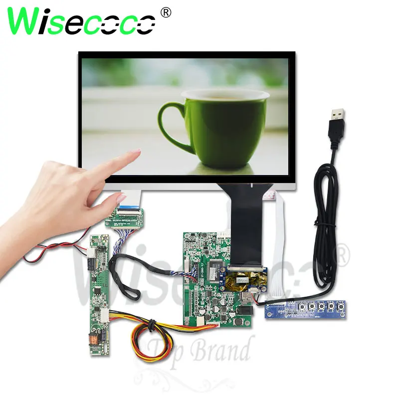 

10.1 inch touch screen for Raspberry laptop automotive display 1280*720 IPS with VGA HDMI driver board DJ101IA-07A 750 Luminance