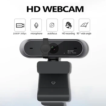 

M9 1080P Portable Webcam Mini Computer Camera Anti-peeping Rotatable Camera for Broadcast Online Lesson Work Conference