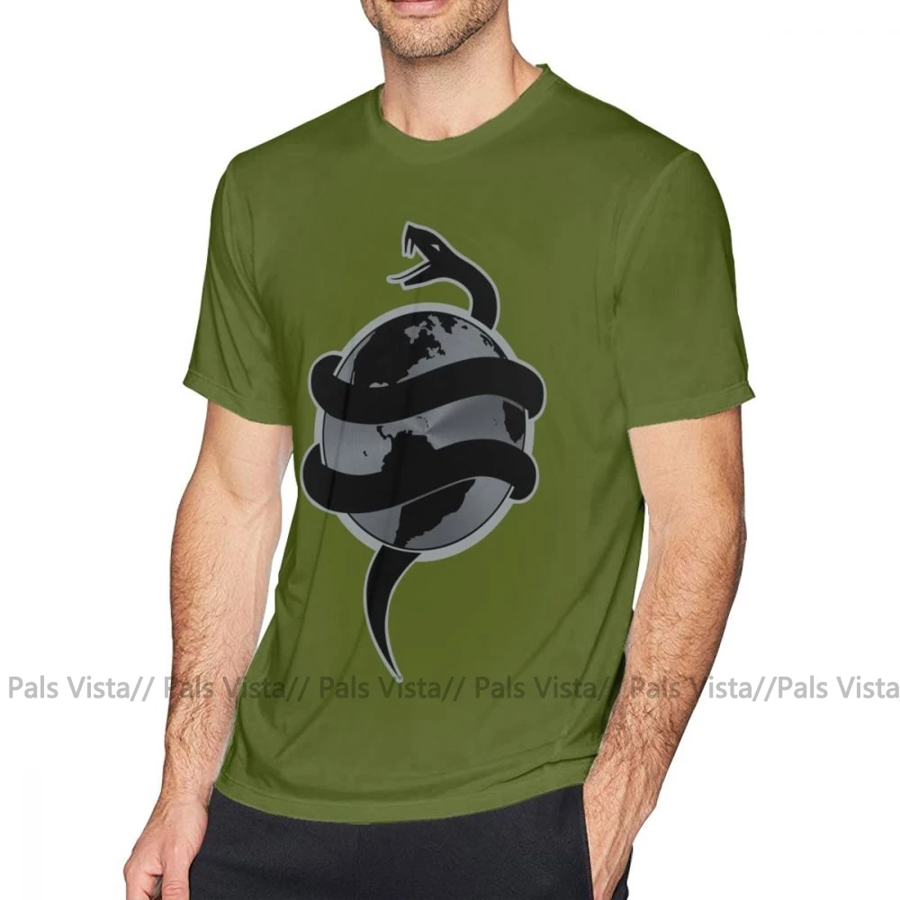 Питоновая футболка Tech N9ne Strangeulation футболка со змеей с короткими рукавами футболка уличная одежда Милая футболка больших размеров - Цвет: Армейский зеленый