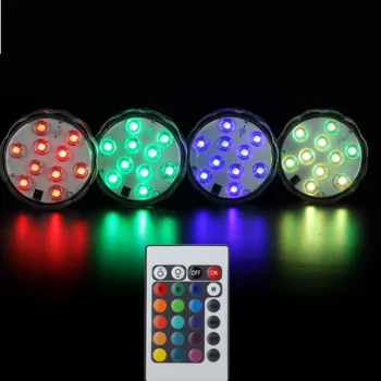 

Colorful LED remote control waterproof light fish tank light vase light lantern light color changing diving light