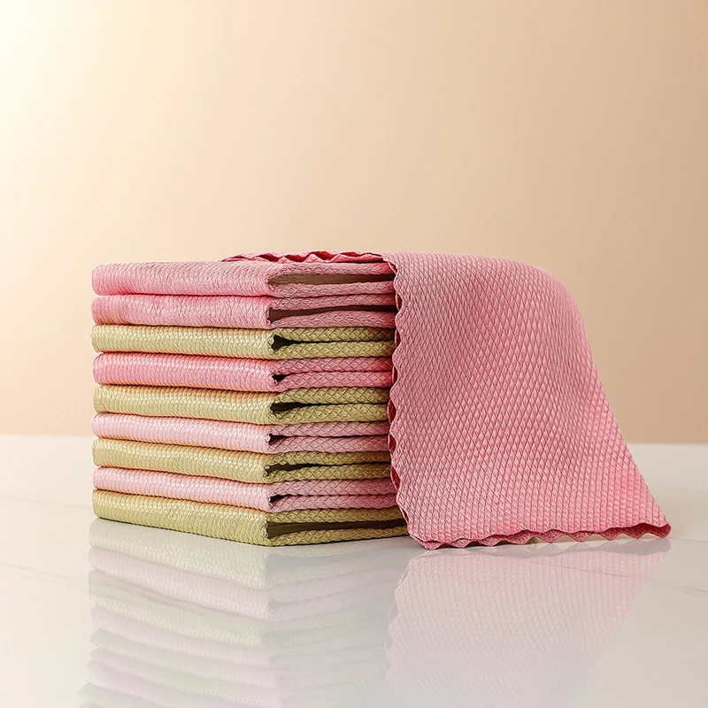 Special Fish Scale Wipes Kitchen Dish Cloth Hand Towel Clean Cloth Sink