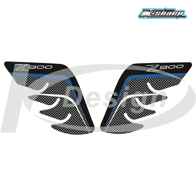 Коричневый Аксессуары для мотоциклов 3D Z900 Real Tanque Pad Adesivo Decalque Emblema Encaixa Para Kawasaki - Цвет: Коричневый