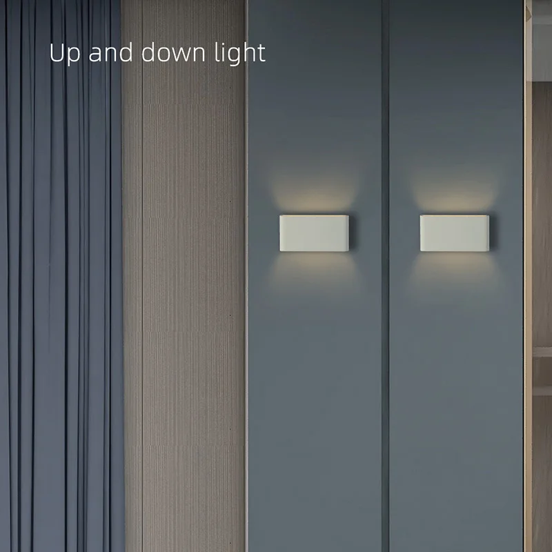 Aisilan Matte Aluminum LED Wall Sconce Indoor Ideal for Bedroom Stairways Living Room 5W/9W 90-260V Wall Lamp