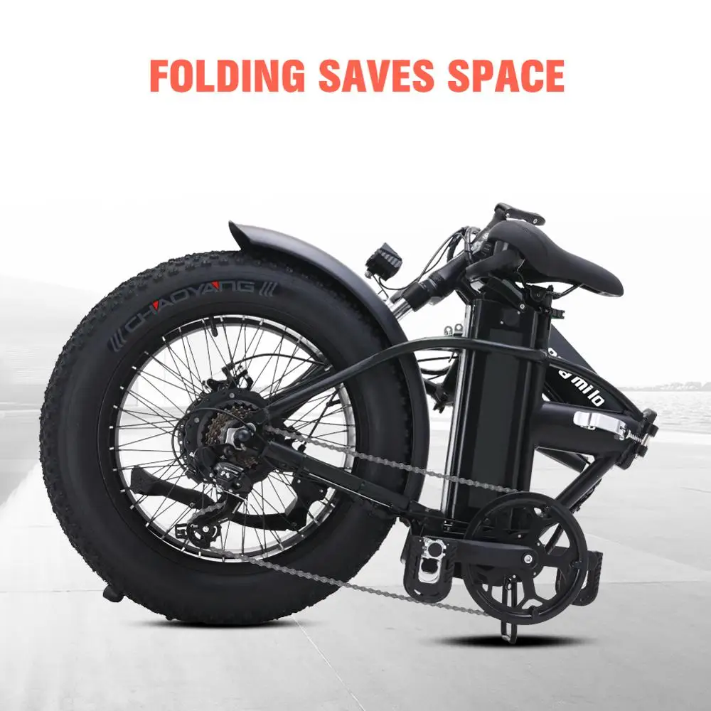 electric bike Shengmilo 20 inch ebike electric bicycle snowmobile 48V500W electric folding bike 4.0 fat tire a bike e bike