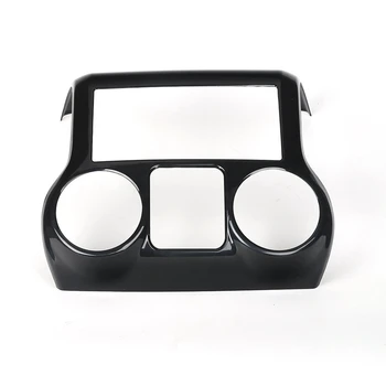 

Car Center Console Dashboard Control Panel Cover Trim for Jeep Wrangler JK & Unlimited 2011-2017 Inner Accessories,Black