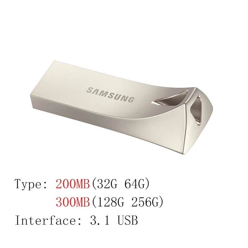 USB флеш-накопитель SAMSUNG 32 64 128 ГБ, флеш-накопитель 128 Гб 64 ГБ 32 ГБ 256 ГБ 300 МБ, флеш-накопитель 3,1, USB флешка, диск на ключ, память для телефона - Color: BE3