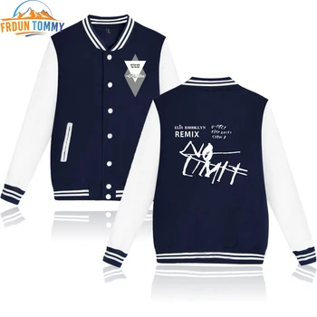 

Frdun Tommy Kpop 2020 New of style Post Malone Printing Harajuku Baseball Sweatshirt Casual Baseball Jacket Men/Women Clothes