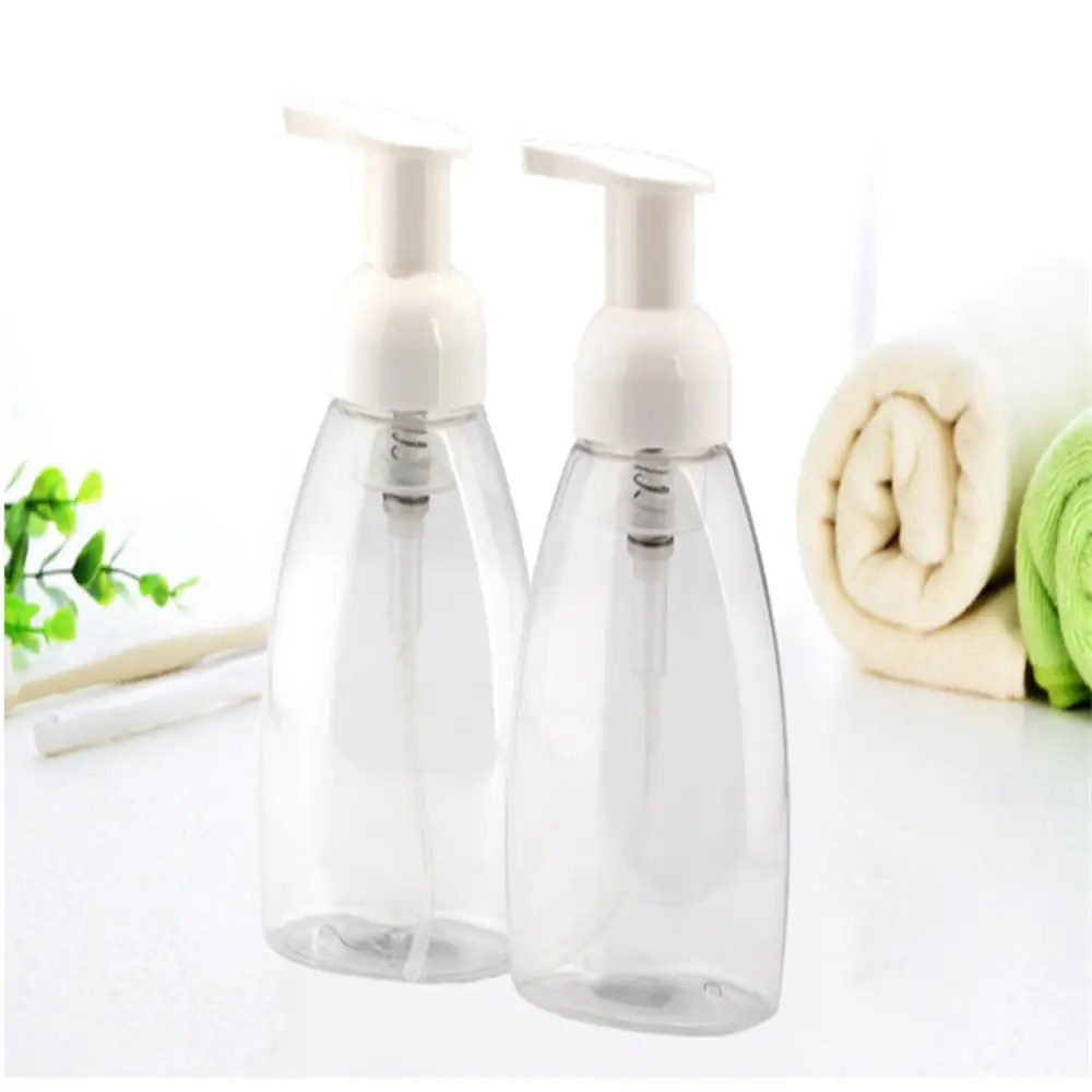 

250ml Empty Soap Dispenser Bottle Plastic Foaming Hand Sanitizer Dispenser Foam Pump Bottle Bathroom Fillable Bottle