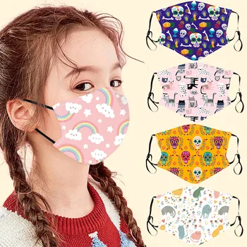 

1PC Kids Children Outdoor Cotton Mouth Masks Protection Face Masks Reusable Dustproof Silk Mask Mascarilla Proof Mascarillas