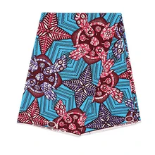 Последние хлопок батик Анкара, Африка принты ткань настоящий голландский воск тканевый швейный материал для вечернего платья Африканский pagne 6 ярдов