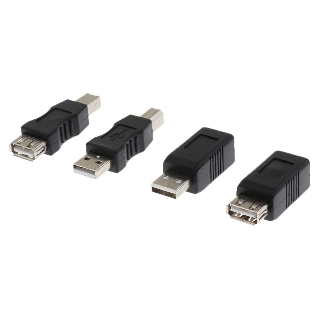 Printer Cable Connector USB 2.0 High Speed Connectors Printer Scanner Adapters Kit for HP, Canon, Dell, Samsung etc
