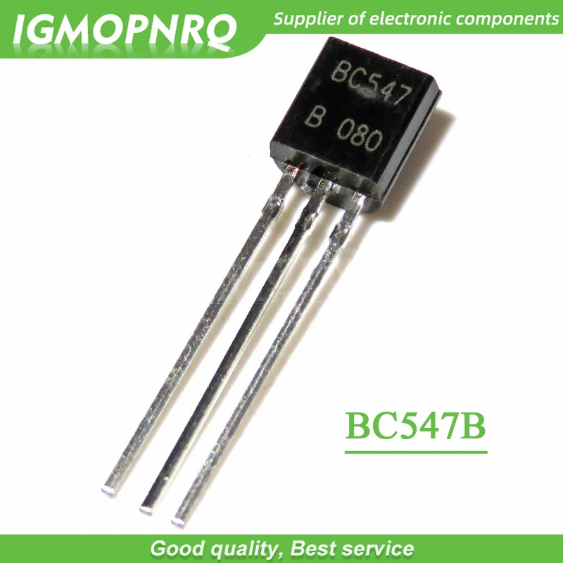Биполярные транзисторы BC547B BC547 TO-92 100 шт. BJT NPN 45 в мА HFE/45 новинка оригинал |