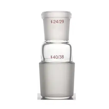 

Glass Reducing Adapter from 40/38 to 24/29,Lab Chemical Glassware